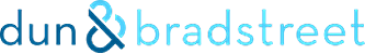 Dun & Bradstreet blue wordmark logo with stylized ampersand