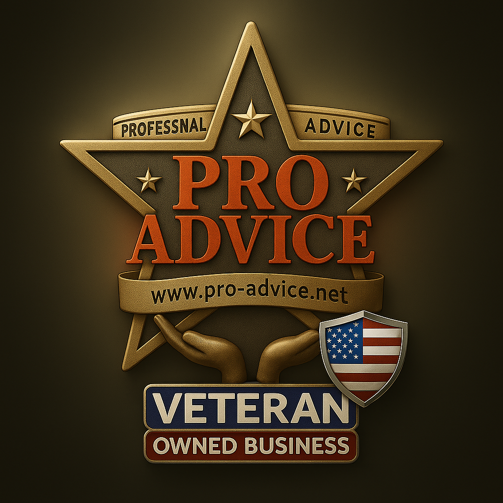 Professional Advice LLC Veteran Owned Business