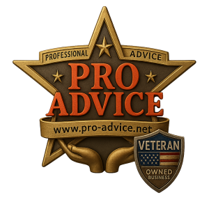 Professional Advice LLC Veteran Owned Business