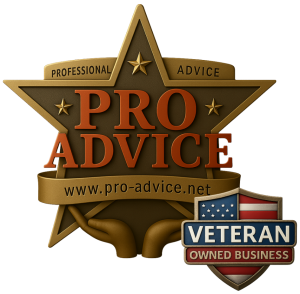Professional Advice LLC Veteran Owned Business