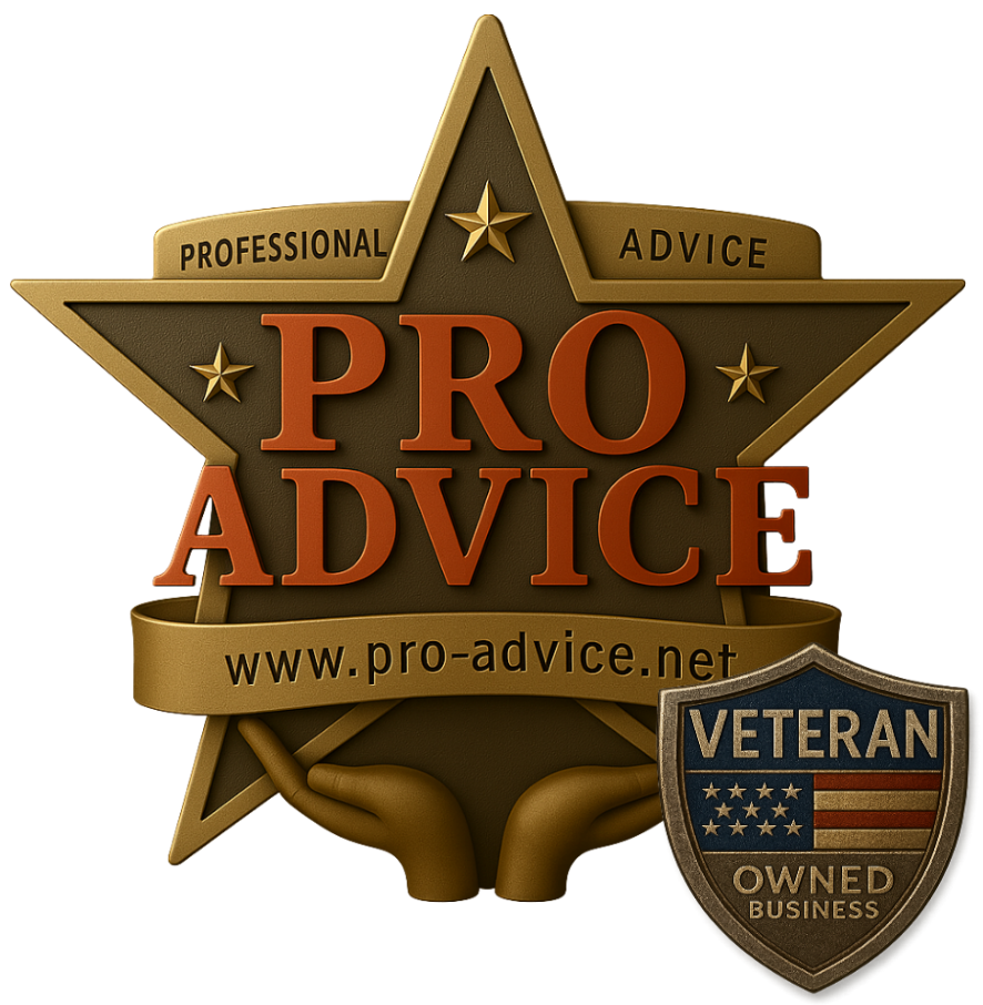 Professional Advice LLC Veteran Owned Business